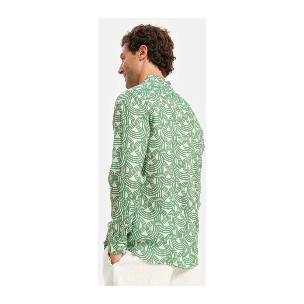 Peninsula Zomer Linnen Overhemd Multicolor Heren