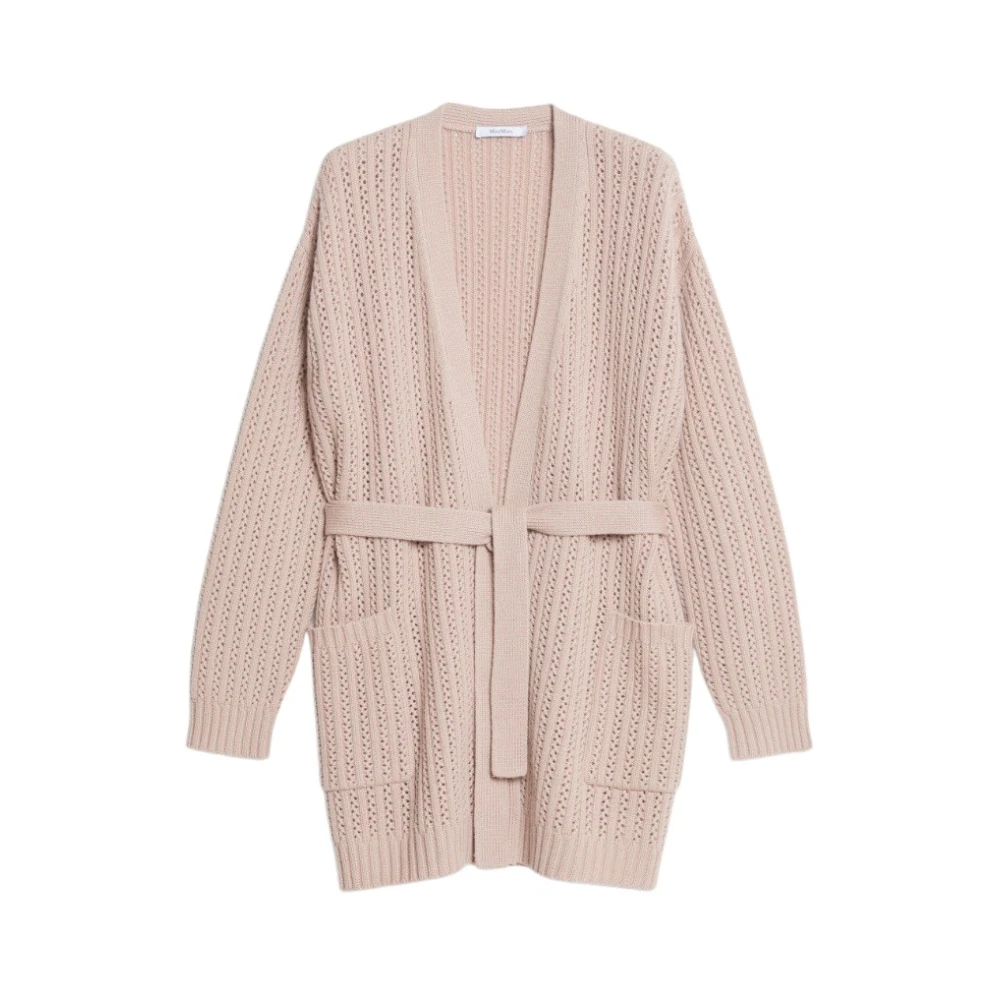 Max Mara Oversized Balzac Vest met Zakken Pink Dames