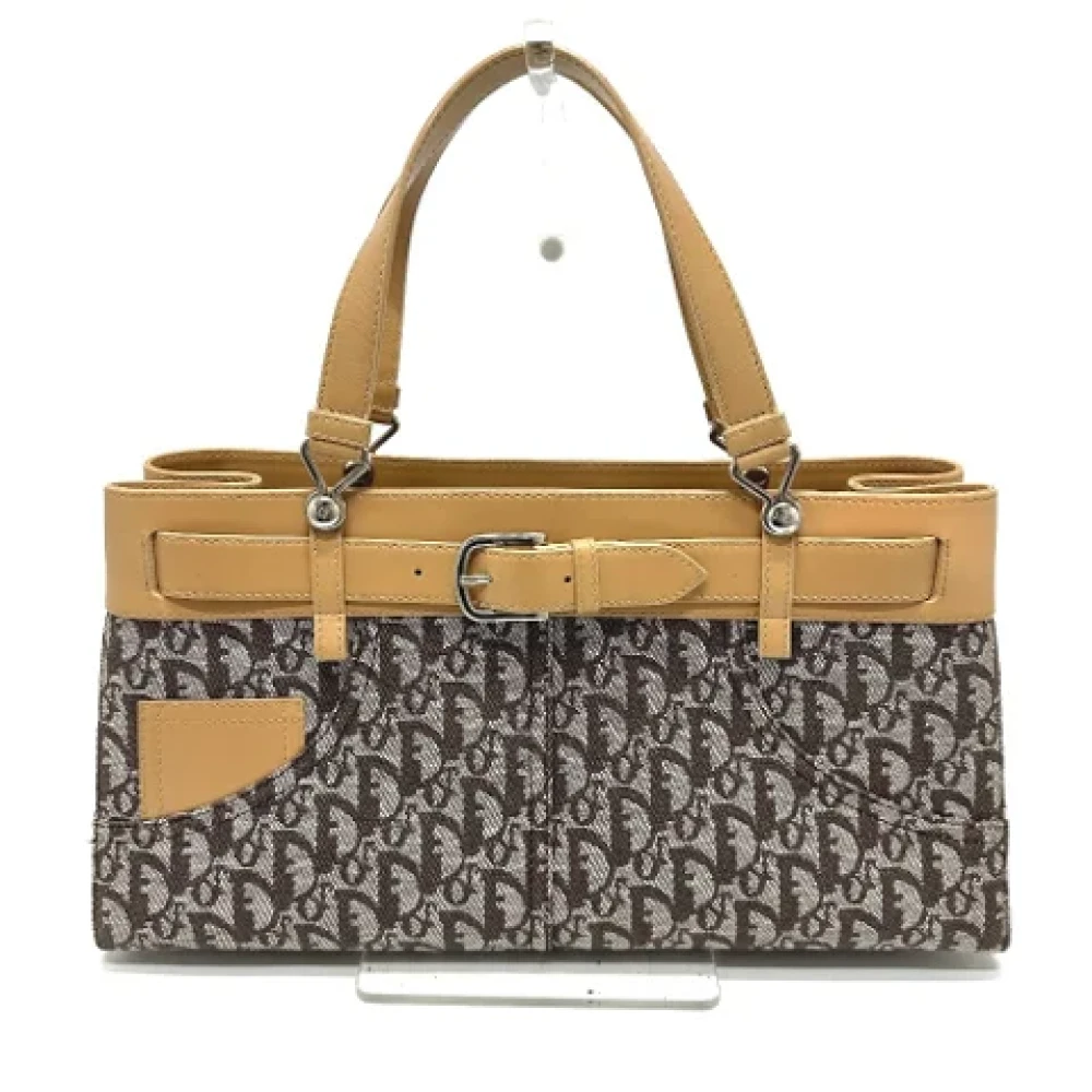 Dior Vintage Pre-owned Fabric dior-bags Brown Dames