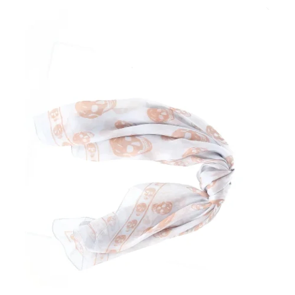 Alexander McQueen Pre-owned Silk scarves Multicolor Dames