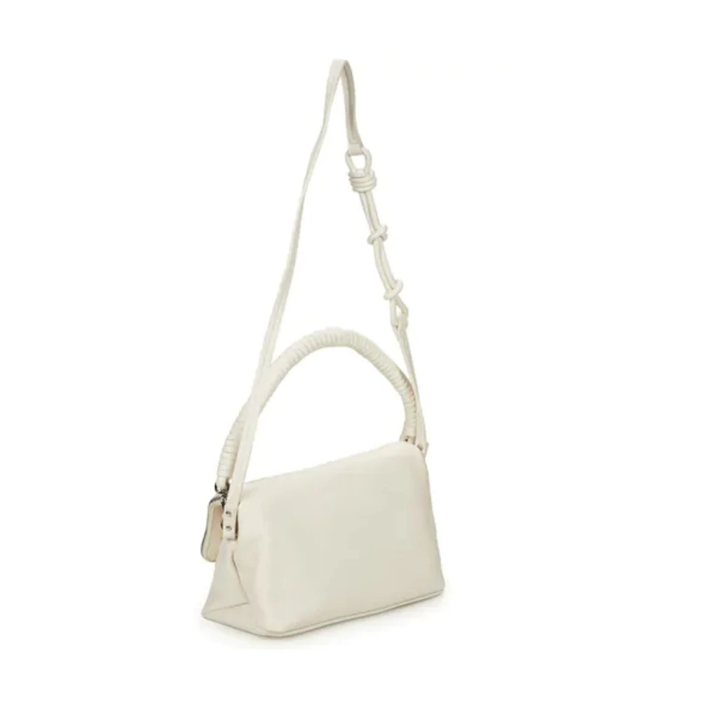 Desigual Stijlvolle Schoudertas met Ritssluiting White Dames
