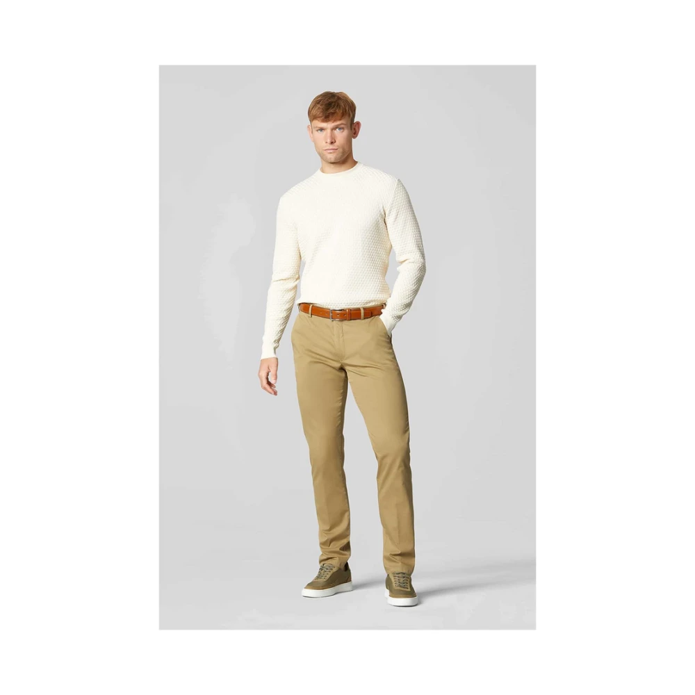 Meyer Chinos Broek Goede Prijs Brown Heren