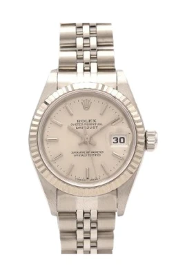 Pre-owned Datejust Rostfritt Stål Vitguld Klocka