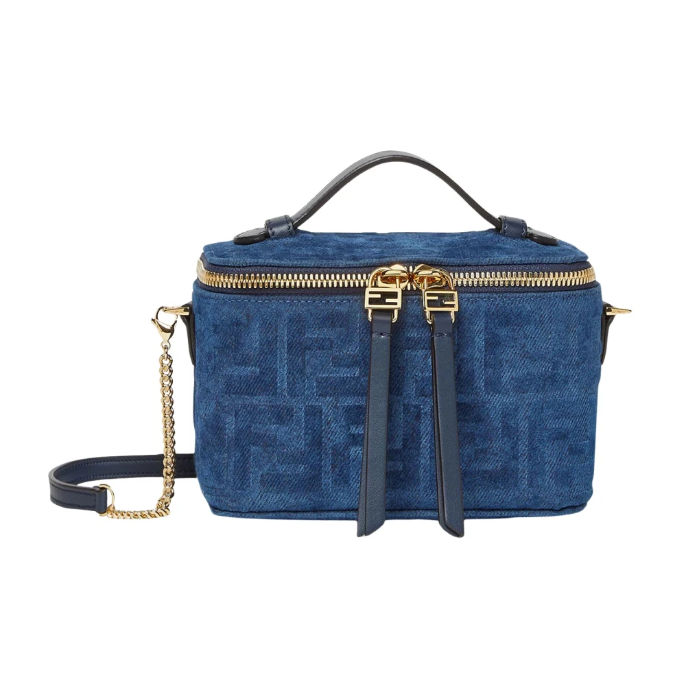 Fendi Women's Blue Mini Bags, One Size, Vanity Mini Bag