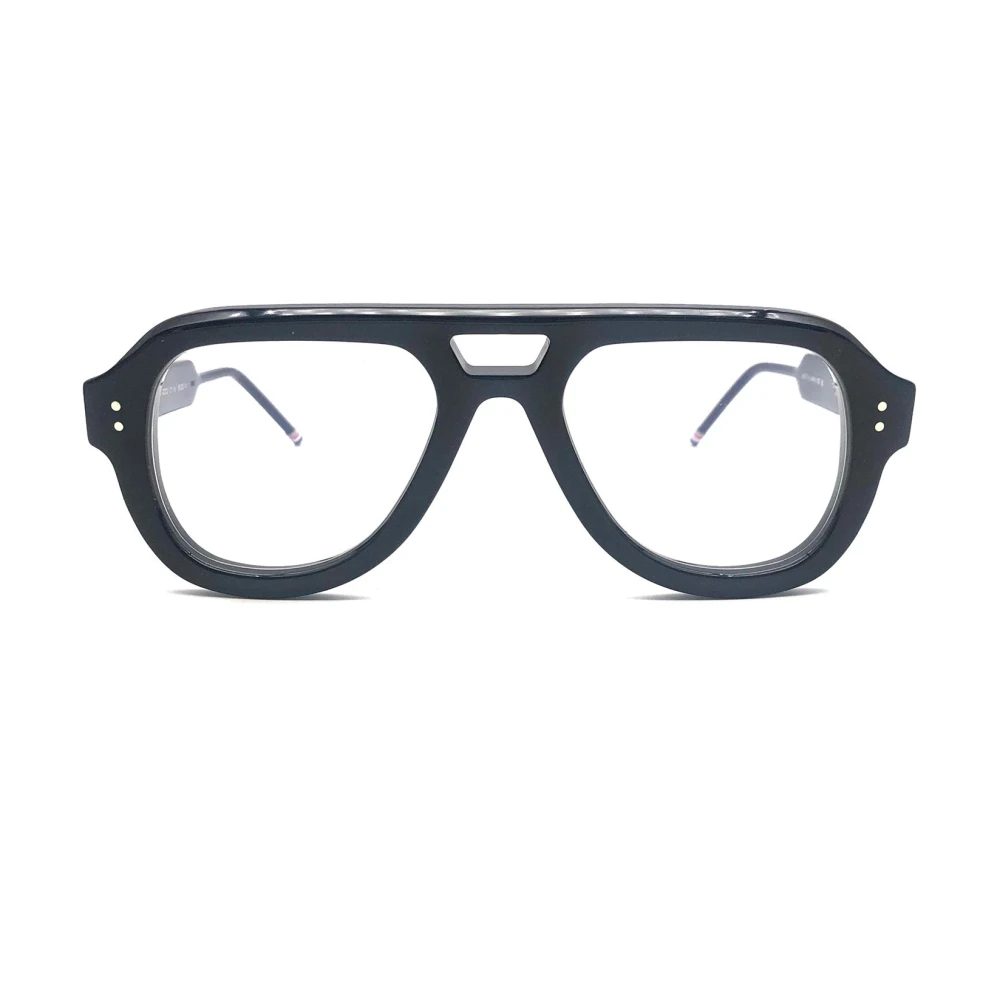 Thom Browne Zwarte Optische Frames International Fit Black Heren
