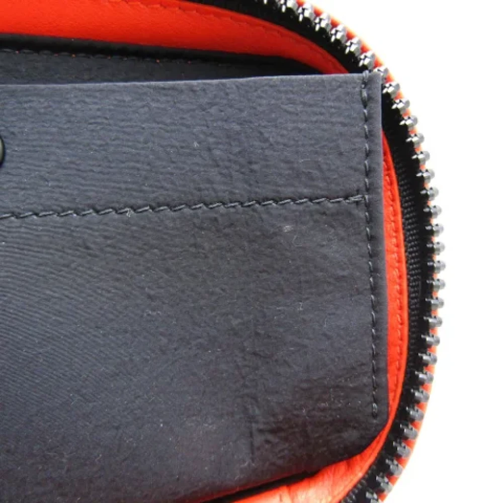 Bottega Veneta Vintage Pre-owned Fabric pouches Orange Dames