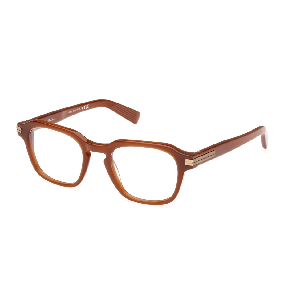 Zegna Brown Glasses, Female, 50 Mm, Eyewear Frames