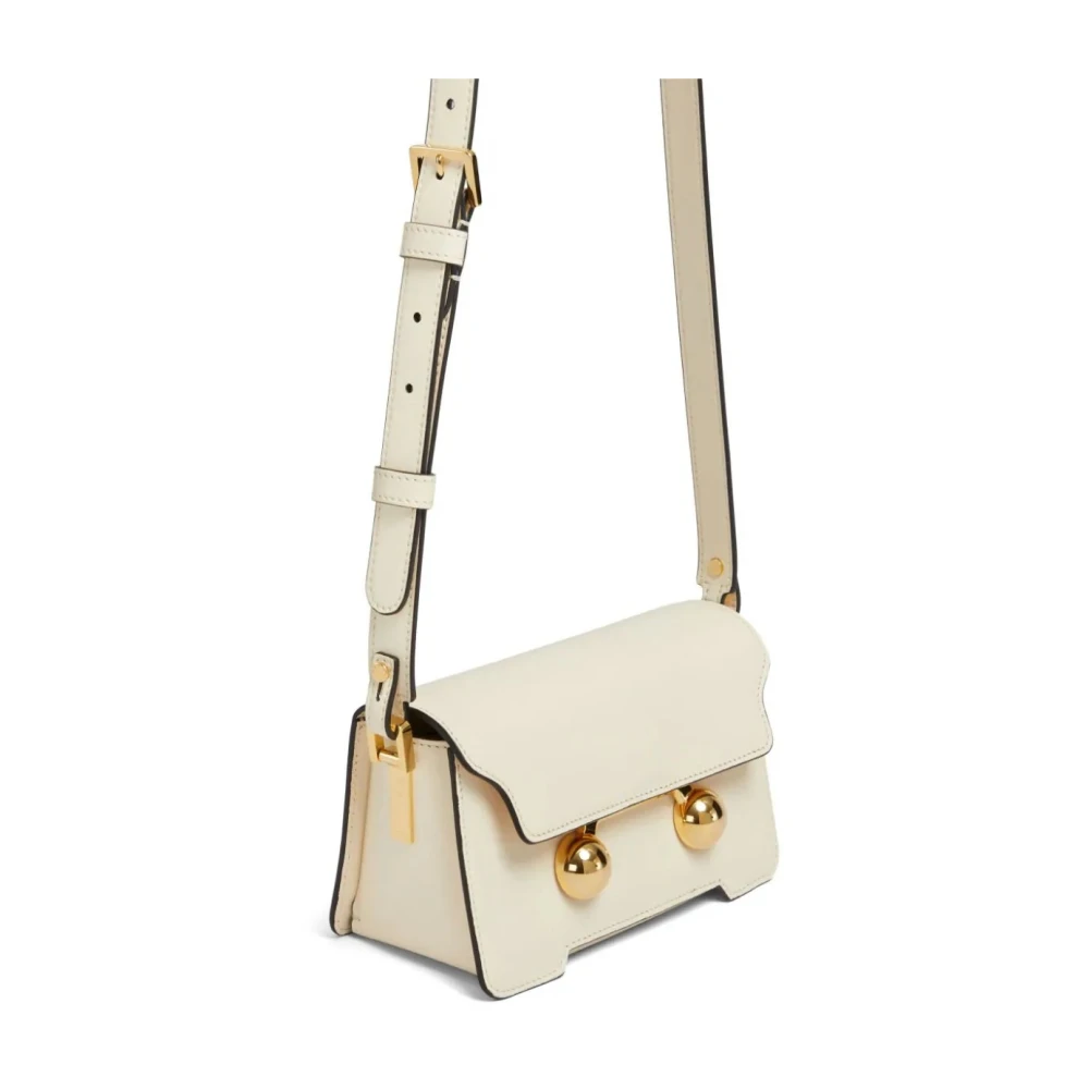 Marni Trunkaroo Schoudertas in Wit White Dames