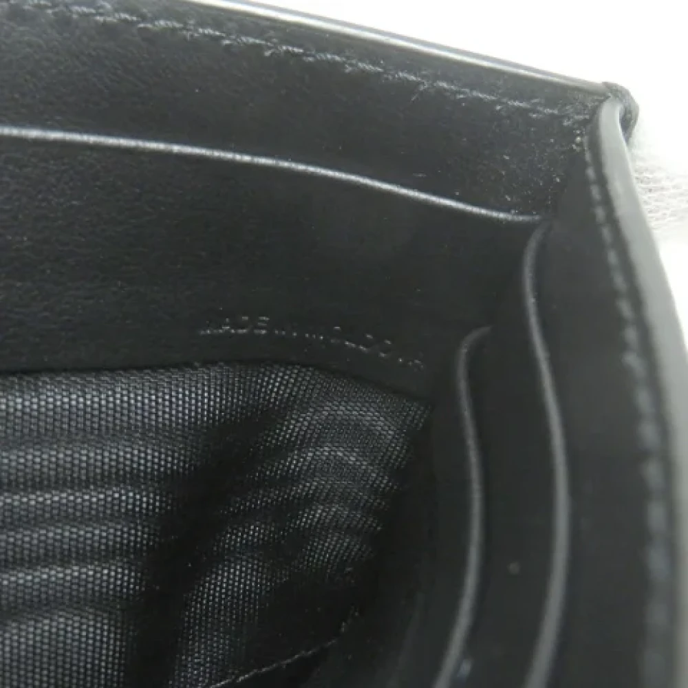 Burberry Vintage Pre-owned Leather wallets Black Dames