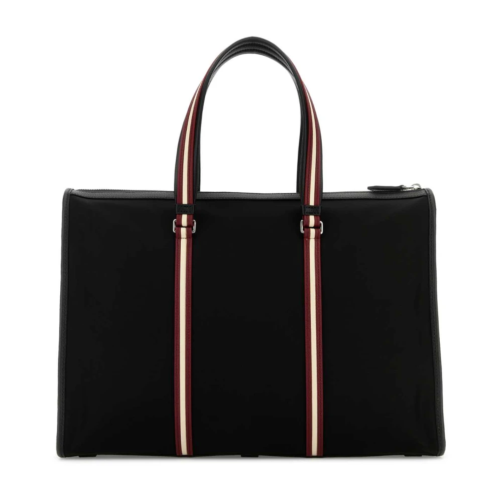 Bally Canvas Code Winkel Tas Black Heren