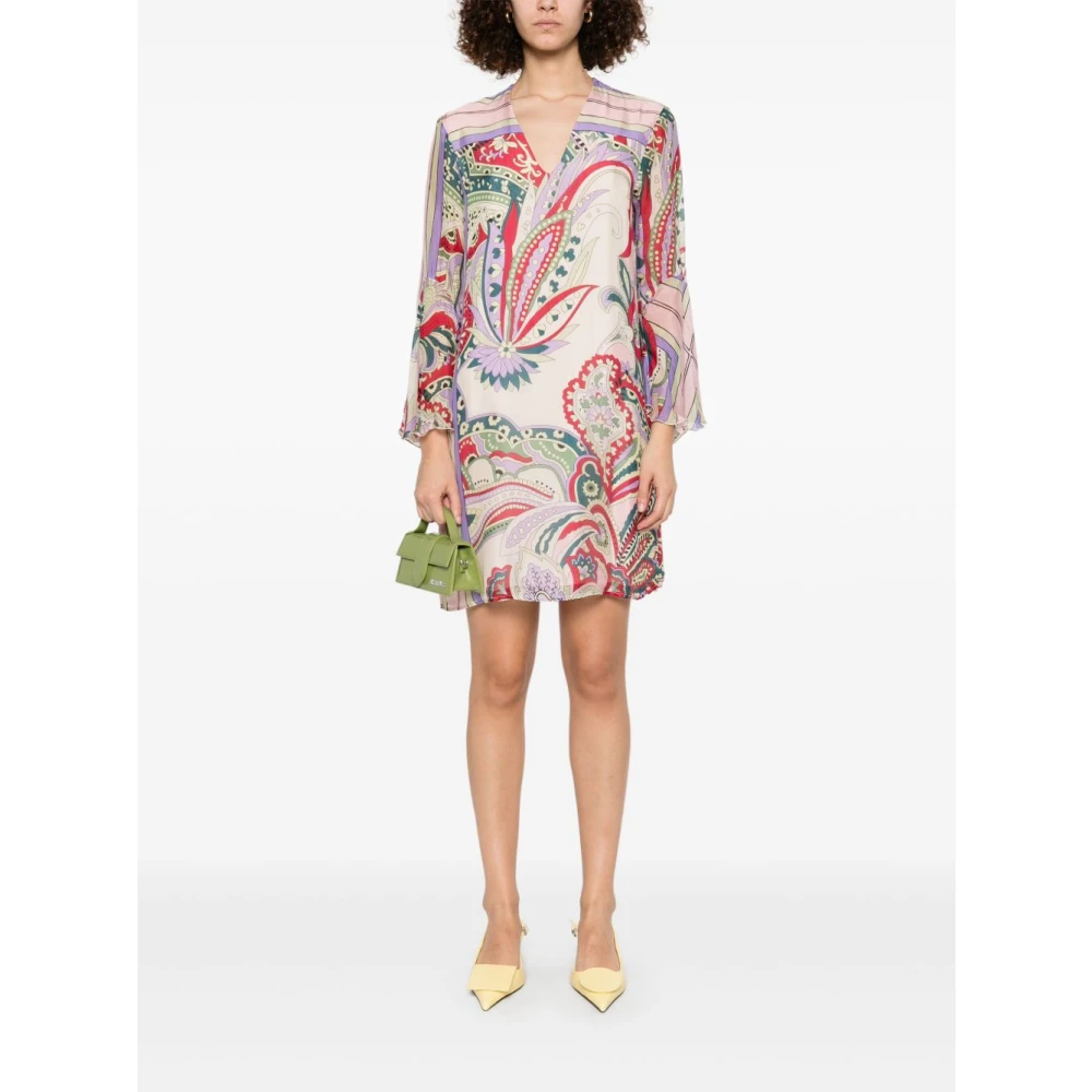 Liu Jo Multicolor Patroon Korte Jurk Multicolor Dames