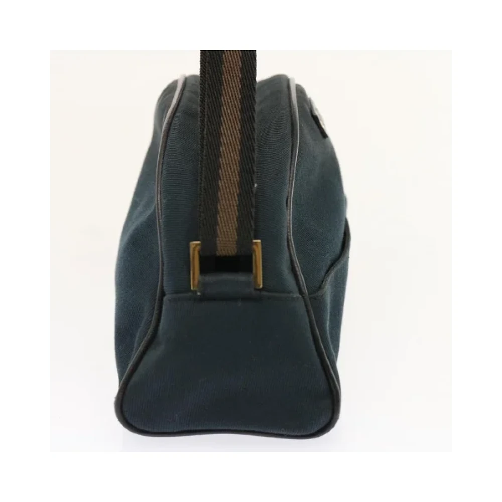 Gucci Vintage Pre-owned Canvas gucci-bags Blue Dames
