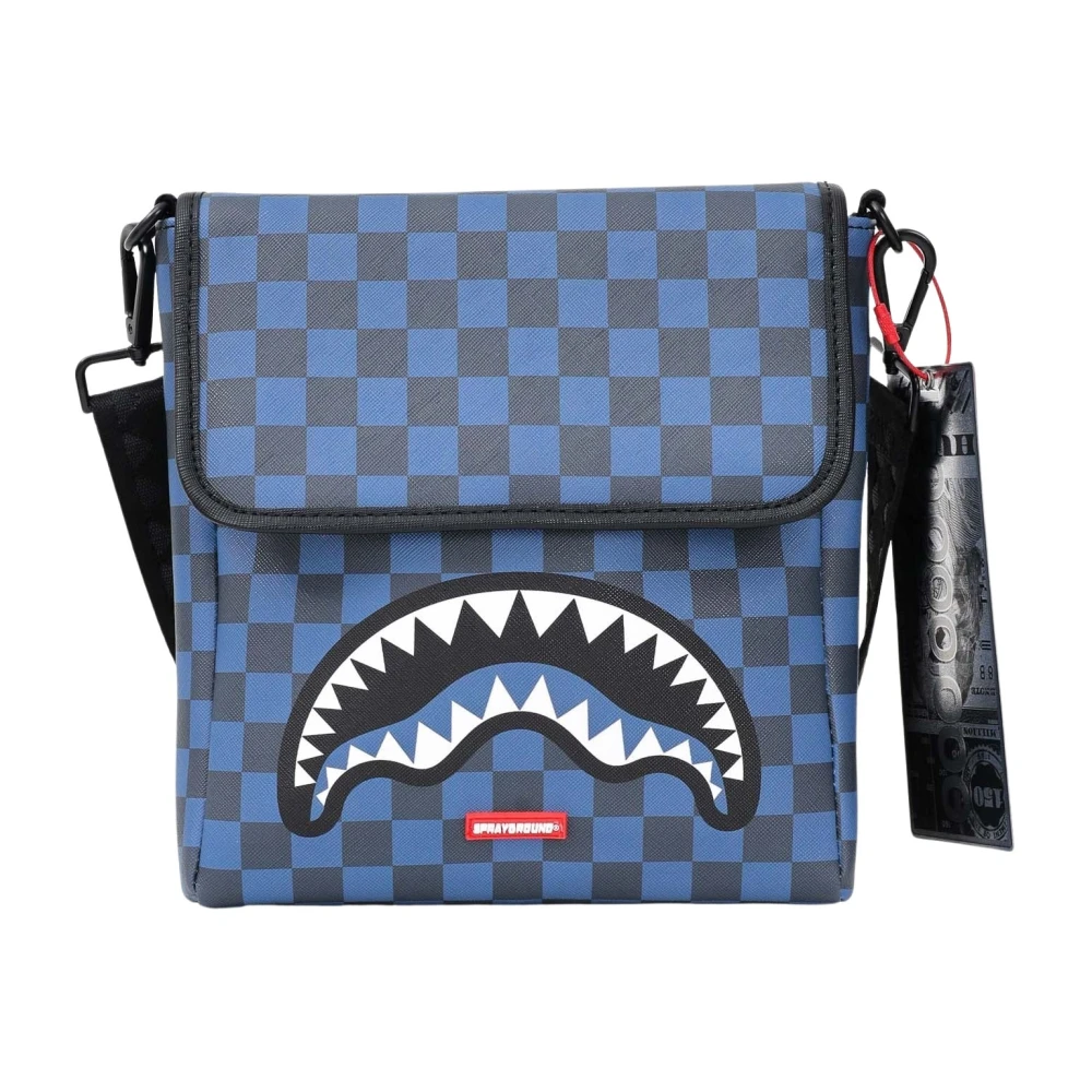 Sprayground Men's Blue Shoulder Bag Midnight Sip - Cross Body Messenger - One Size - Bags