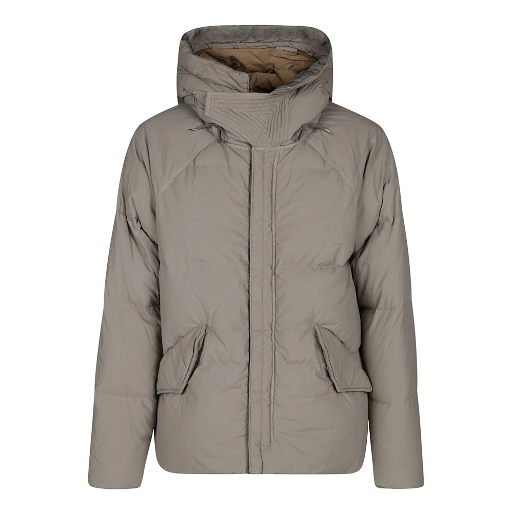 Ten C Waterafstotende Dons Parka met Capuchon Beige Heren