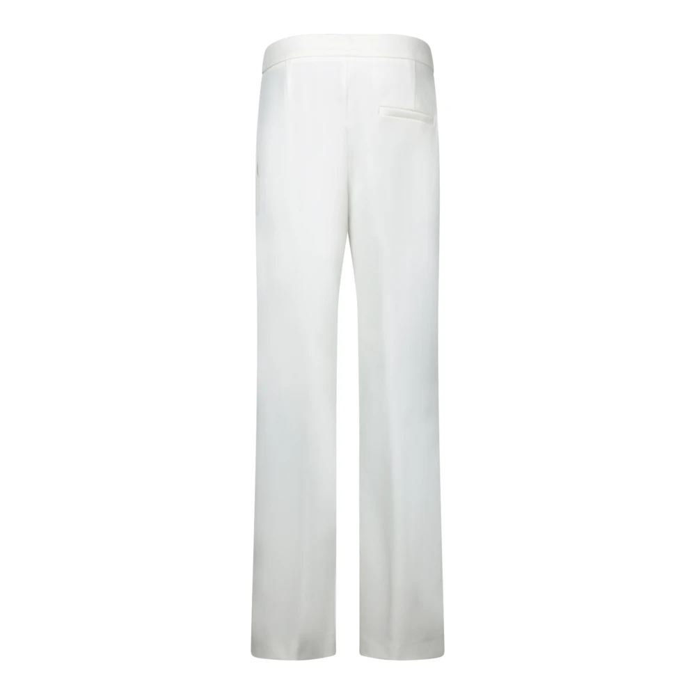 Genny Elegante hoge taille broek White Dames