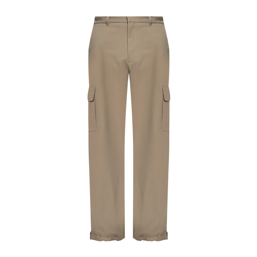 Trousers > Straight Trousers - - Off White - Modalova