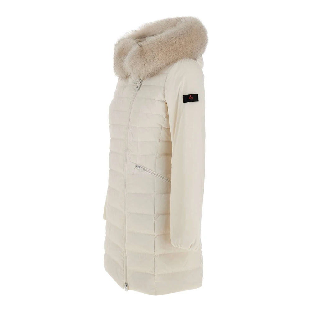 Peuterey Witte Bont Donsjas White Dames