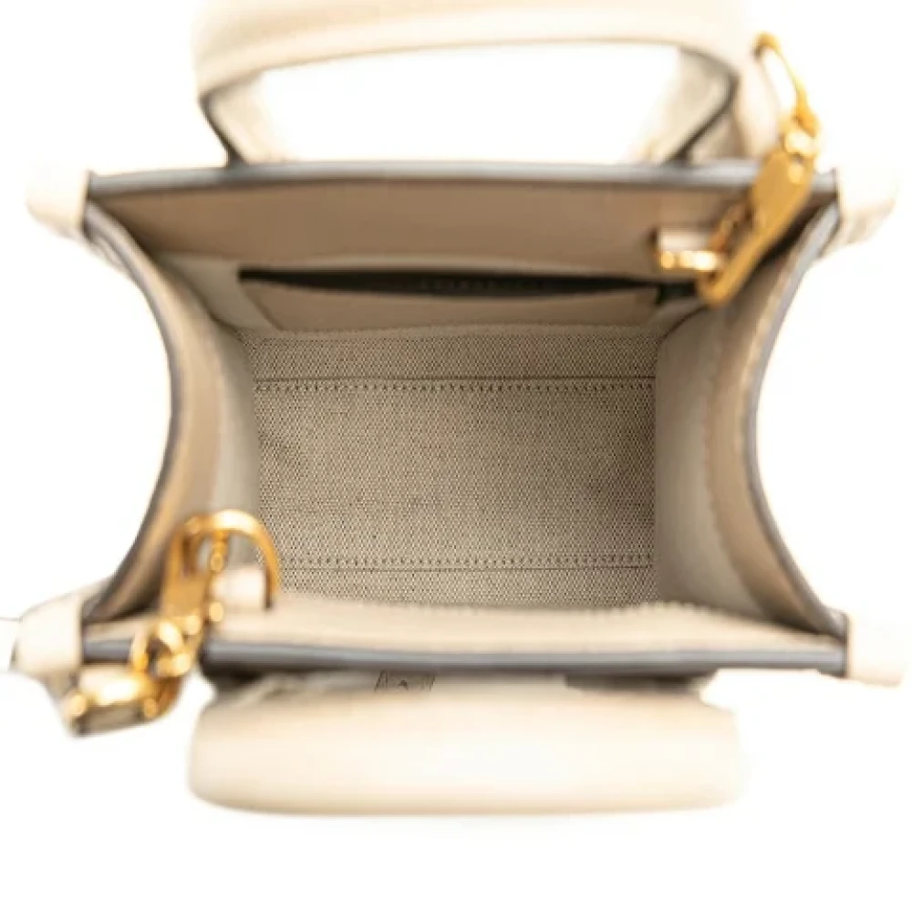 Gucci Vintage Pre-owned Canvas handbags Beige Dames