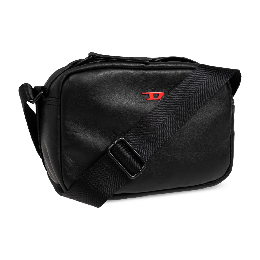 Diesel Schoudertas Kamera Black Unisex