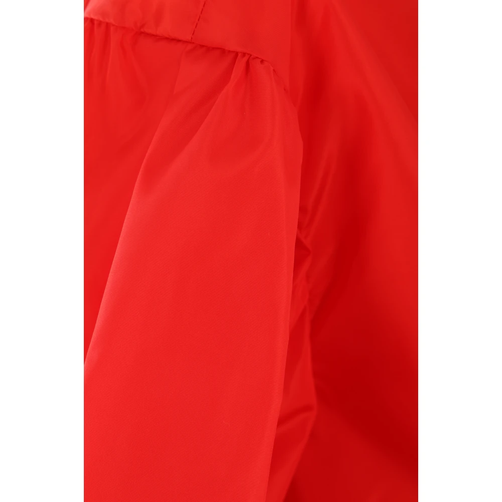 Simone Rocha Rode Windbreaker Jas Elastische Zoom Red Dames
