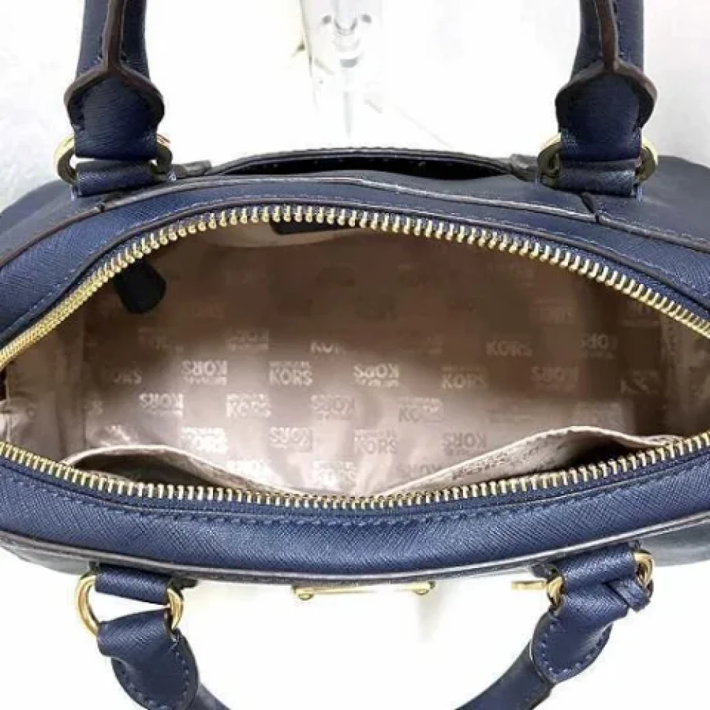 Michael Kors Pre-owned Leather handbags Blue Dames