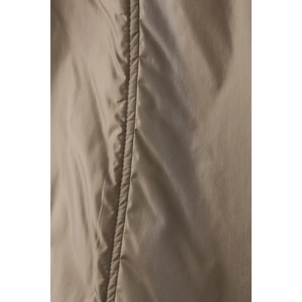 Aspesi Militair Groen Nylon Overhemdjas Green Dames