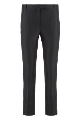 flared-cotton-blend-trousers