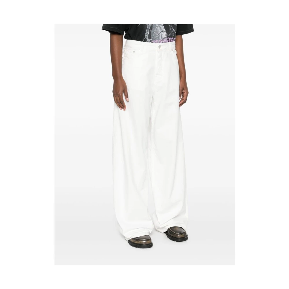 Haikure Button Fly Jeans Klassieke Stijl White Dames