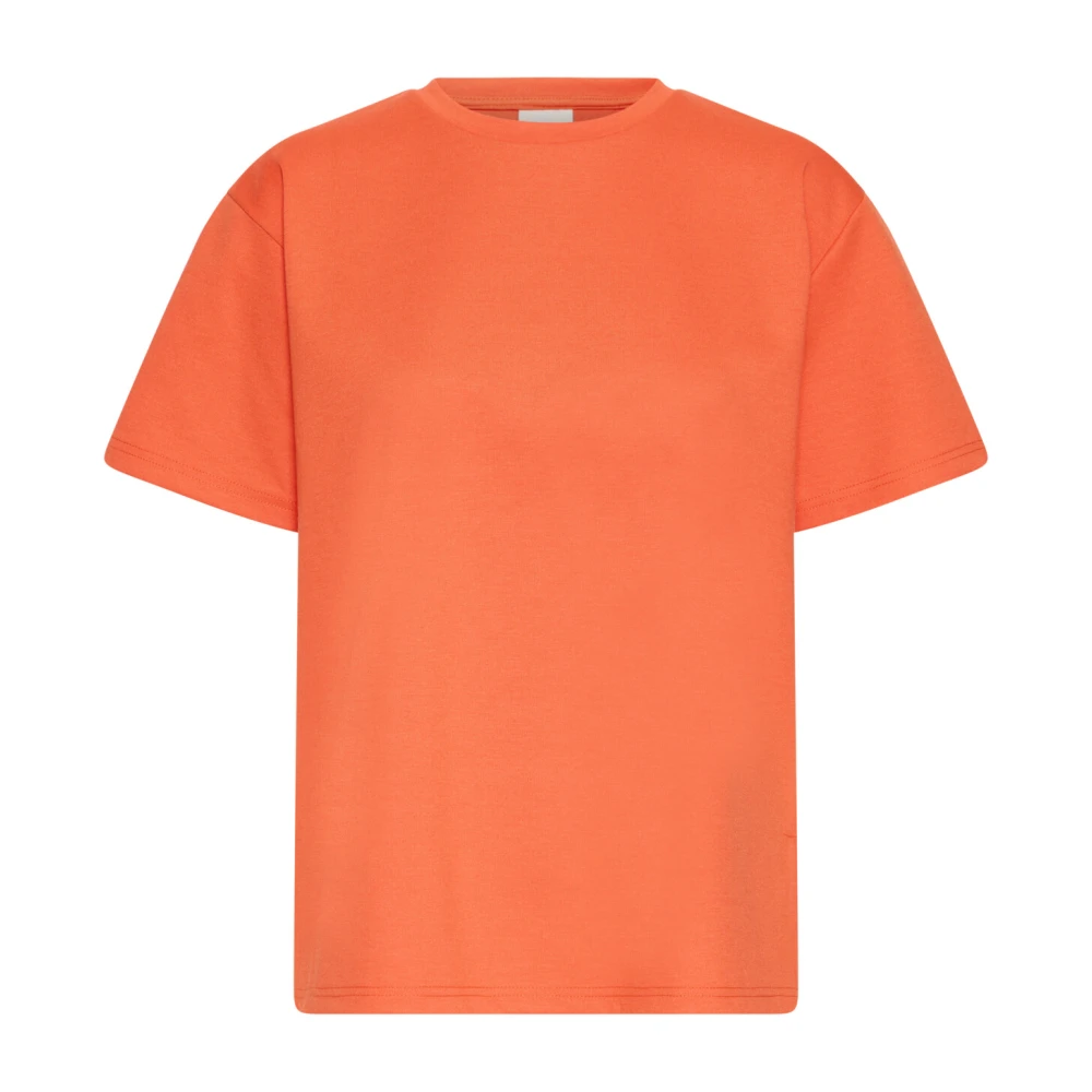 Ichi Fiesta Top & T-Shirt Losvallend Orange Dames
