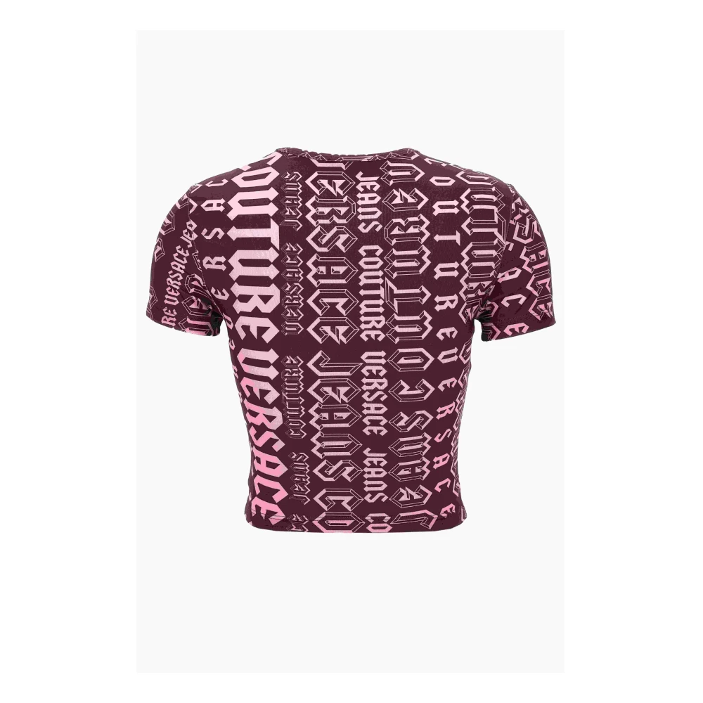 Versace Jeans Couture T-shirts en Polos Purple Dames