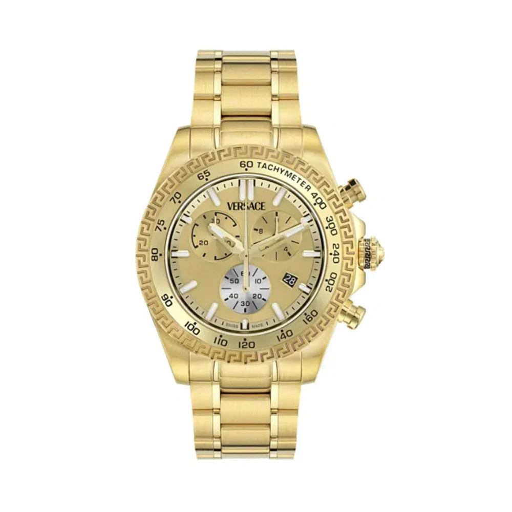 Versace Chrono X Chronograph - Male - Watches - Yellow - One Size - Accessories