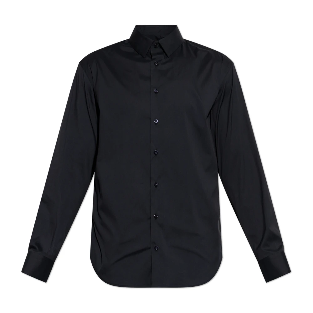 Giorgio Armani Camisa De Algodón Slim Fit Shirts Hombre Azul Xl Camisa De Algodón Slim Fit