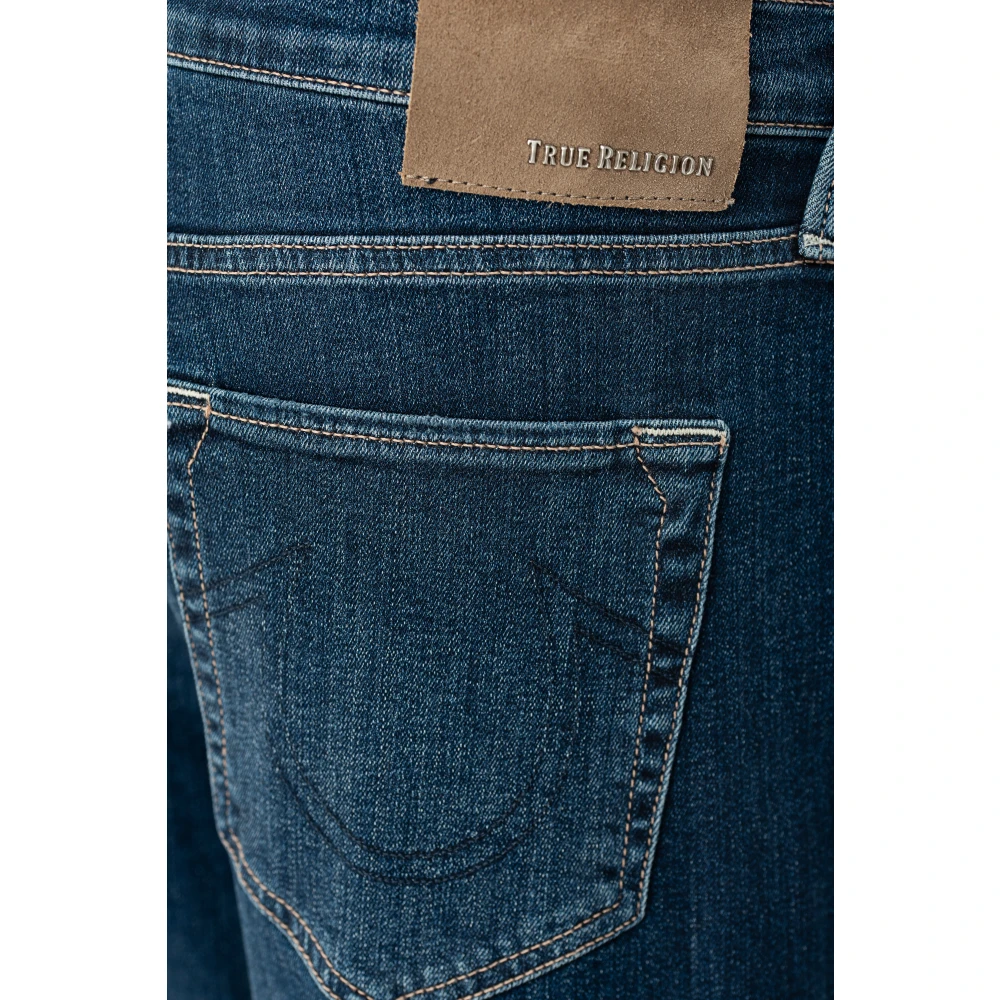 True Religion Baggy Wide Leg Jeans Blue Dames