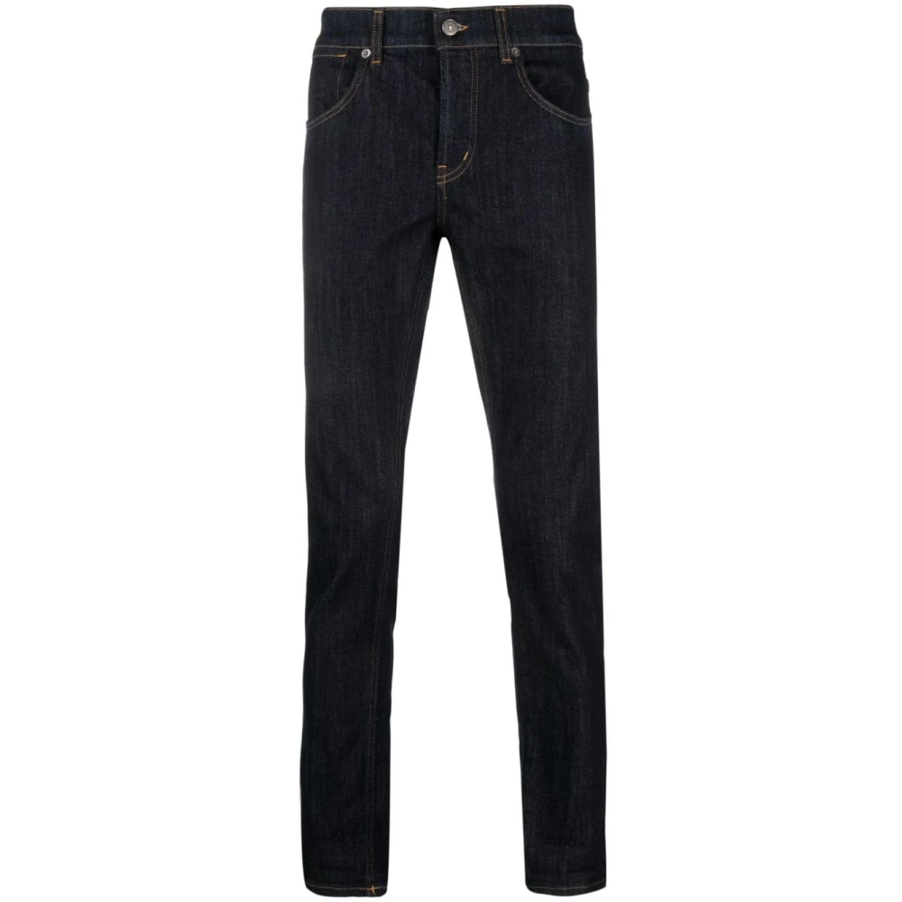 Dondup Slim-Fit Indigo Blue Jeans Blue Heren