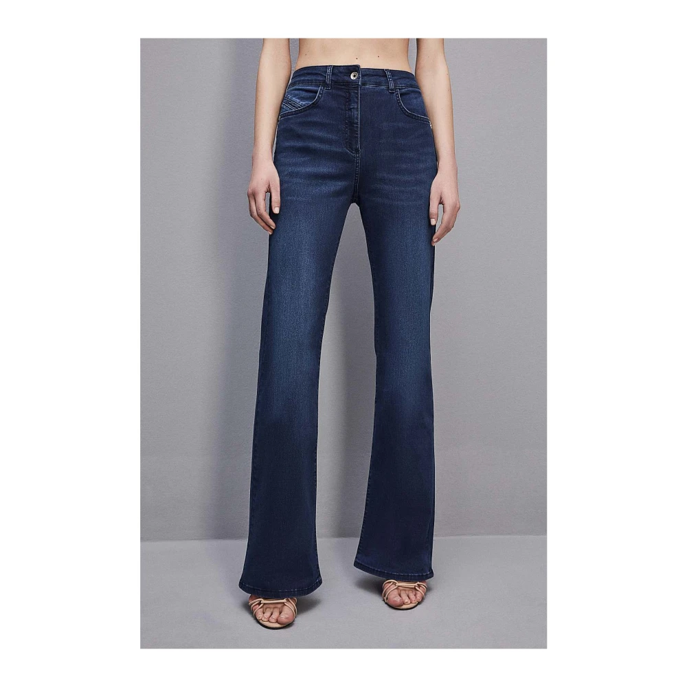 PATRIZIA PEPE Denim Jegging Broek Art. Cp0937D1Hib Blue Dames