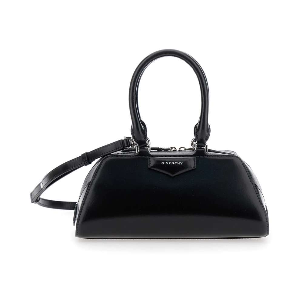 Givenchy Women's Black Handbags, One Size, Antigona East-West Mini Bag