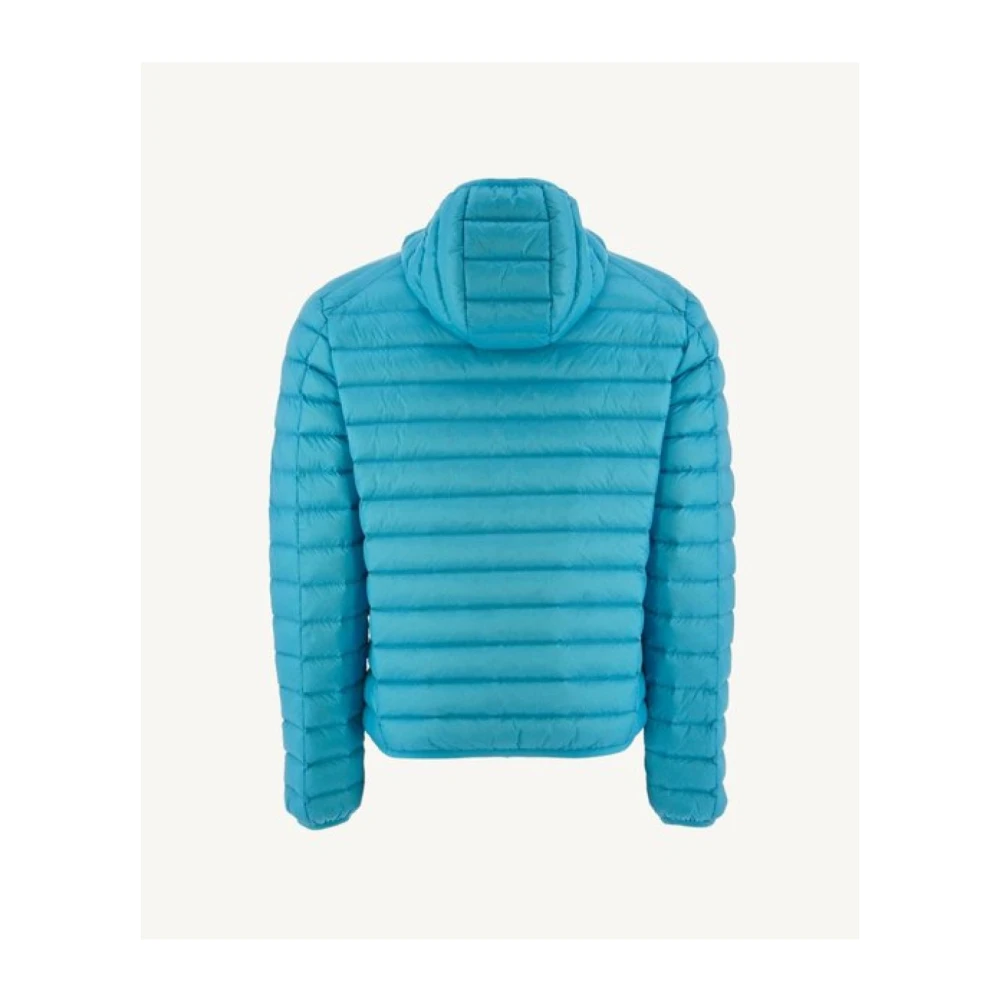 Jott Lichte getailleerde capuchonjas Nico Blue Heren