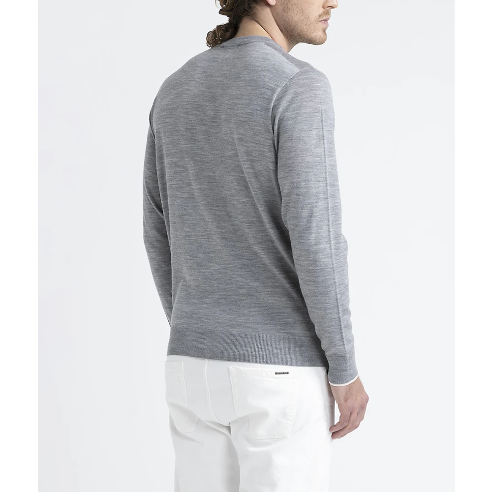 PESERICO Trui van zuiver nieuwe wol Gray Heren