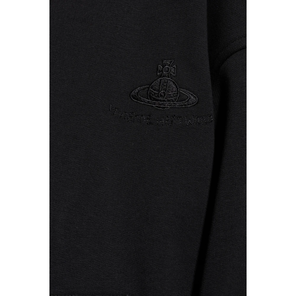 Vivienne Westwood Sweatshirt met logo Black Heren