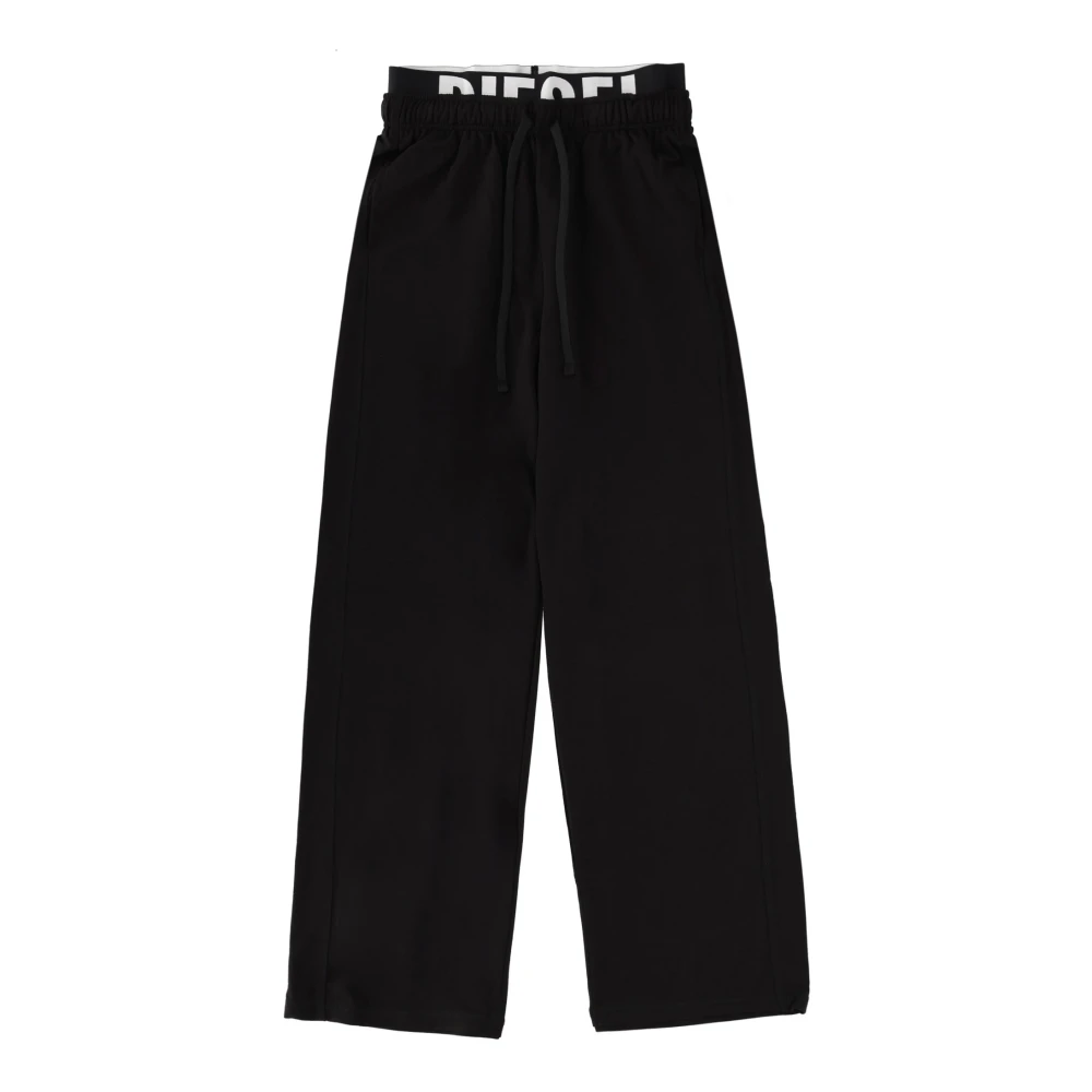 Diesel Mujer Negro Pantalones, Talla: M