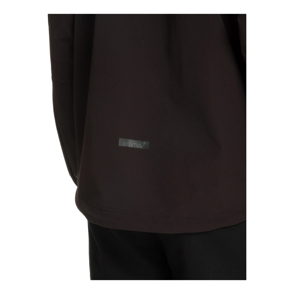 Emporio Armani EA7 Hoodie met Rits en Logo Black Heren