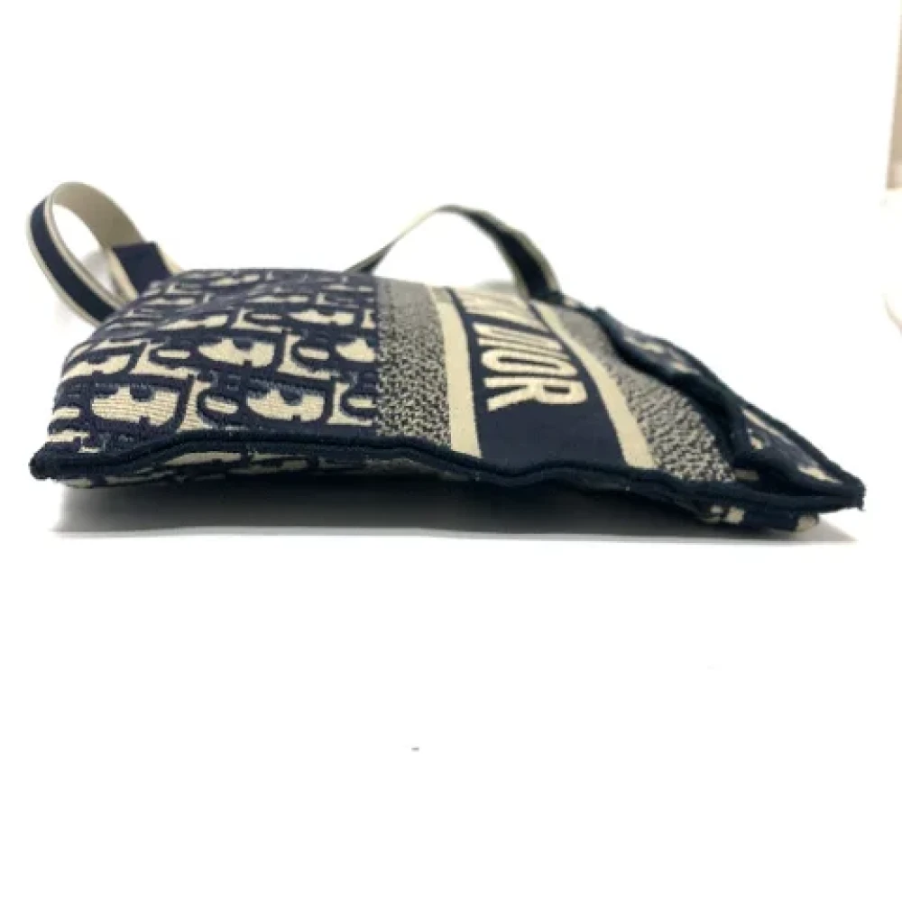 Dior Vintage Pre-owned Fabric dior-bags Blue Dames