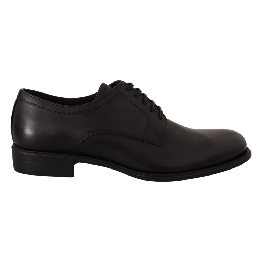 Dolce & Gabbana Men's Black Elegant Derby Shoes