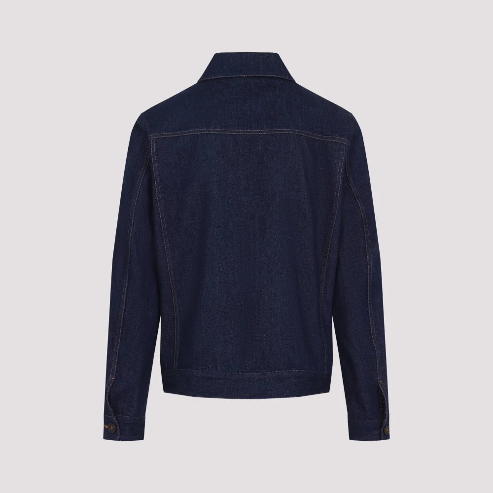 Kiton Blauwe Jas voor Mannen Blue Heren