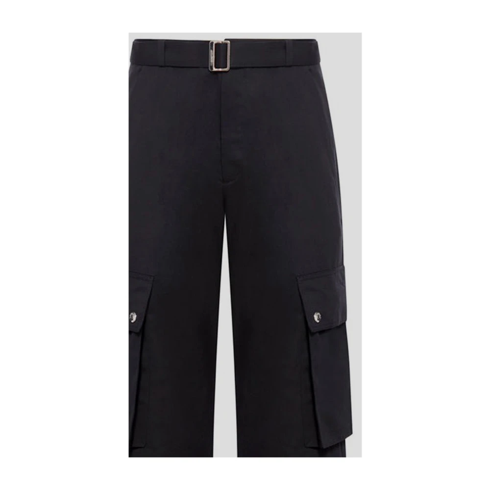 Jacquemus Cargo Katoenen Broek Black Heren