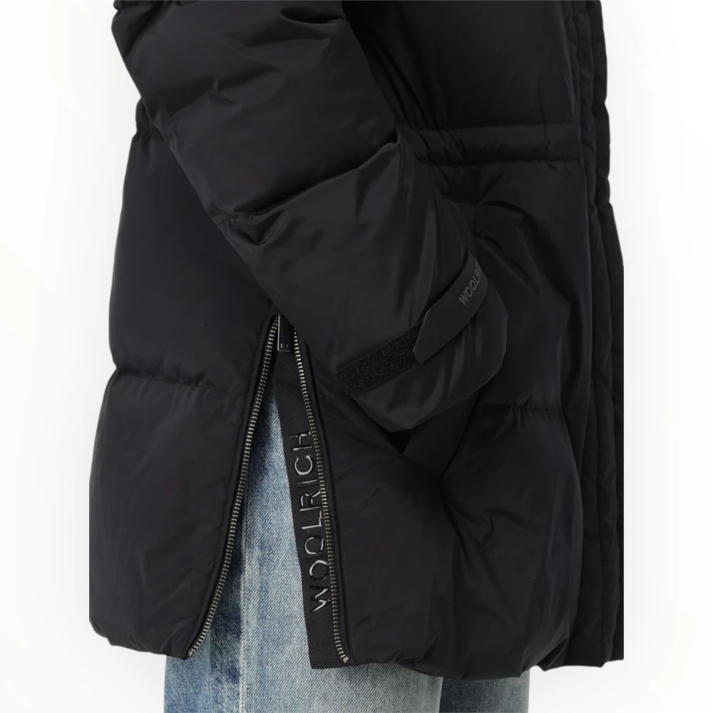 Woolrich Pufferjas voor koud weer Black Dames