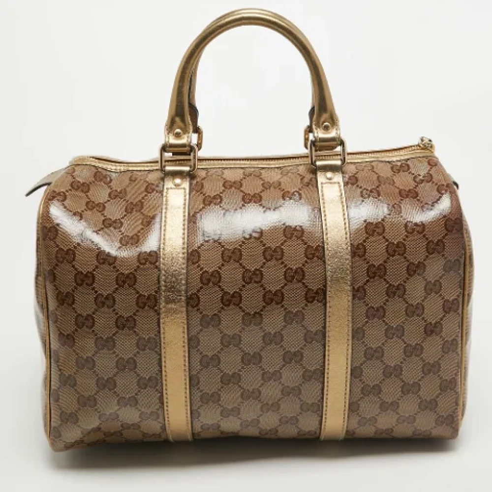 Gucci Vintage Pre-owned Coated canvas gucci-bags Brown Dames