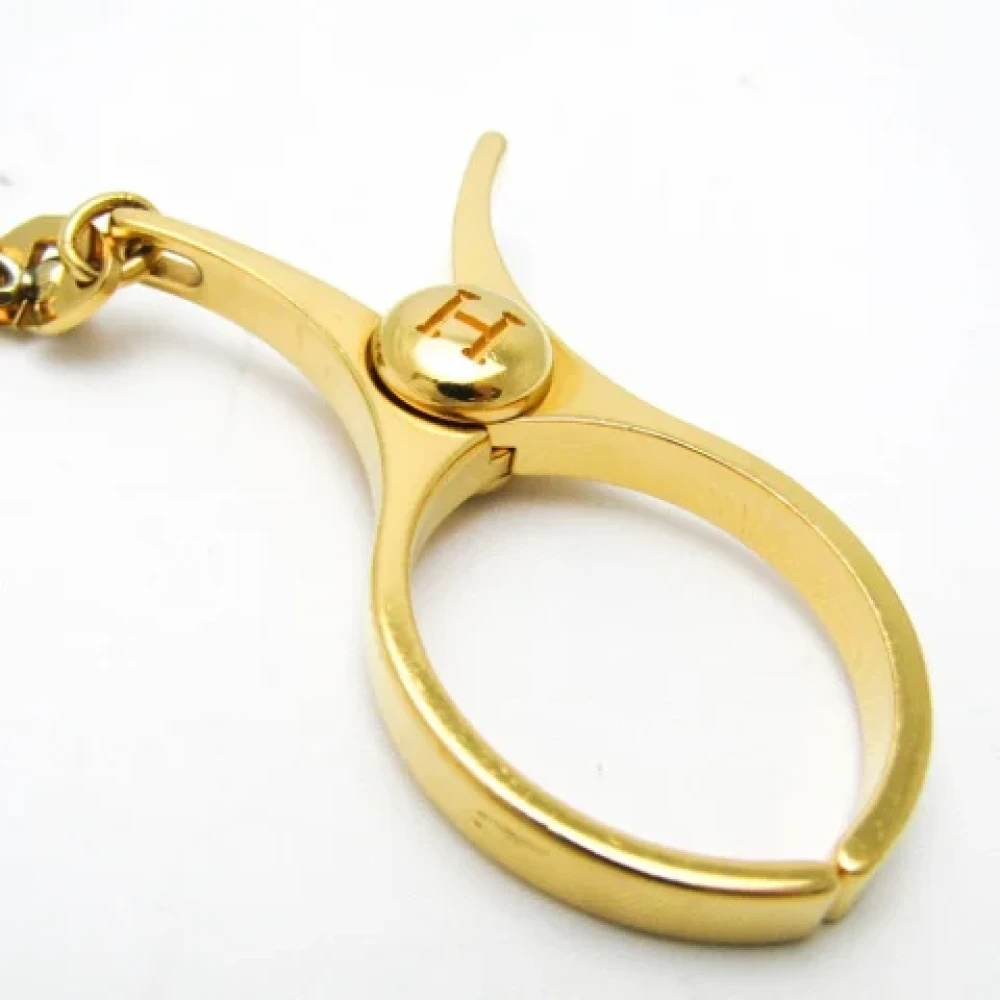 Hermès Vintage Pre-owned Metal key-holders Yellow Heren