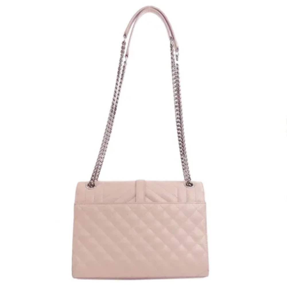 Saint Laurent Vintage Pre-owned Leather shoulder-bags Pink Dames