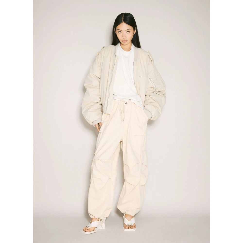 Entire Studios Canvas Cargo Broek Beige Dames